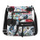 (Red Black) Solid Color Women's Tote Bag Adjustable Shoulder Straps Suitable for Traveling 1