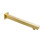 NES Home Nes Home 300mm Brushed Brass Square Wall Mounted Shower Arm 1