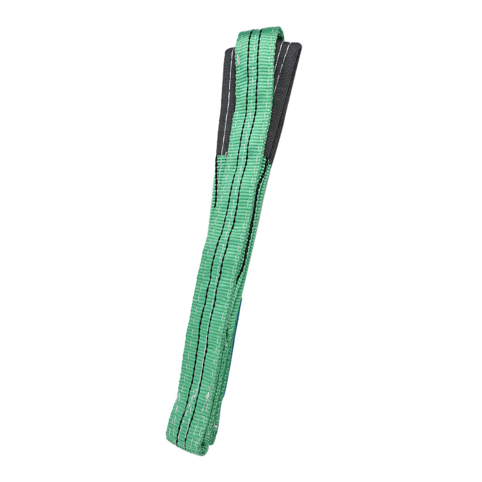 Heavy Duty 2T Polyester Lifting Slings 4M Green Flat Webbing 8251340434570