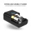 Pompa d'aria per auto nera 3-in-1 2x2000mAh 118x78x50mm 4