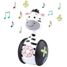 Cartoon Giraffe Tumbler Toys with Music and Light Baby Early Childhood Toys