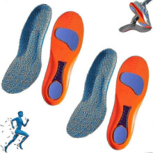 (45-46,2pairs orange)2025 NEW Norelie Orthopedic Insoles for Arch Support Plantar Fasciitis Relief Comfort Work Sports Shoes