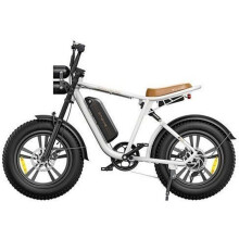 bicicleta eléctrica ENGWE M20 Autonomía 50-75km Batería 48V13Ah Motor 250W completamente suspendida Neumáticos 20 pulgadas VTT Fat bike blanca