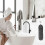 Wall Mount Garbage Plastic Bag Organizer Bag Storage Dispenser Bag Holder for Kitchen Drawstring 5