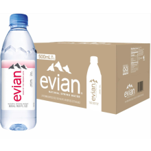 Evian Natural Mineral Water, 24 x 500ml