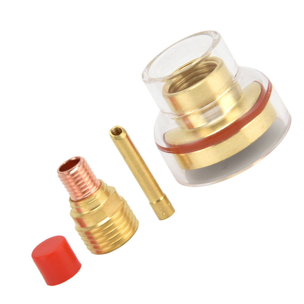 Argon Torch Glass Nozzle Set For Wp-9/20 Tig Welding Gun, Brass 9321340439024