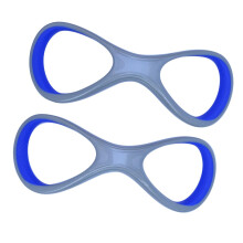 Swivelling Forearm Fin with Support for Swimming - Gray Blue, Size S, Lightweight, Durable Design