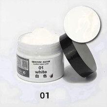(white)50ml Leather Repair Cream Filler Compound Leather Restoration For Shoe Carseat Sofa Coats Holes Scratch Crack Restore Repair Color DD
