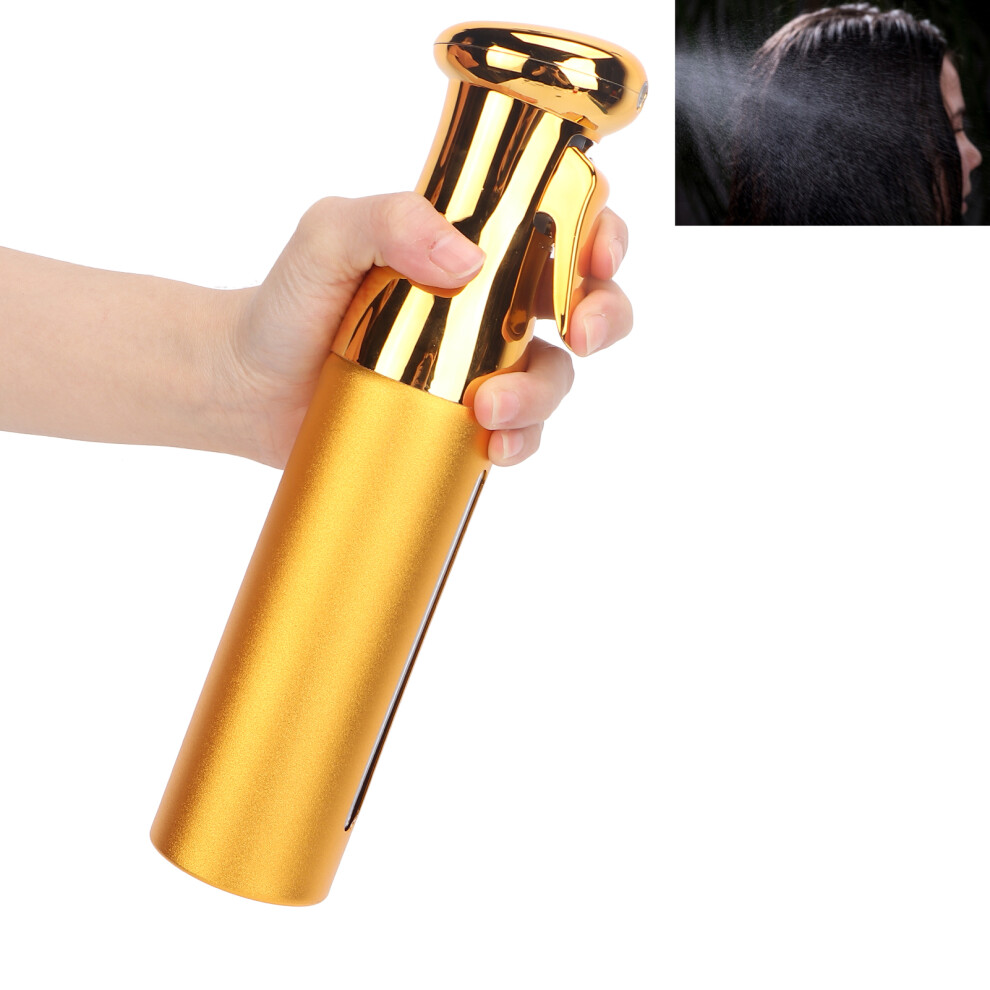 Golden/Yellow High Pressure 300Ml Mist Spray Bottle For Salon Hair Care