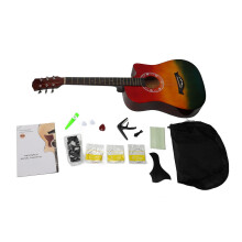 38 Inch Acoustic Guitar Starter Kit 6 Strings
