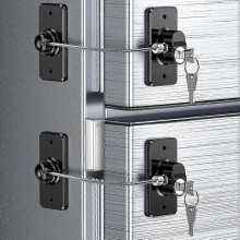 2 Pack Refrigerator Door Lock with Adhesive, No Tools Required, Child Proof