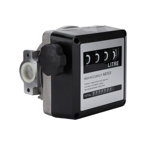 4 Digits Fuel Flow Meter Large Screen Display