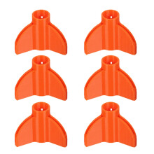 6pcs Arrows Fletching Protective Cover Inserts Feather Archery Accessories for Hunting Bows 2-inch Size