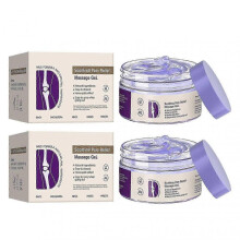 (2pcs,100g)Joint Pain Relief Massage Gel Purple Cream for Joint Activities Throughout The Body, Soothes Knees, Lumbar, Neck, Hands and Feet