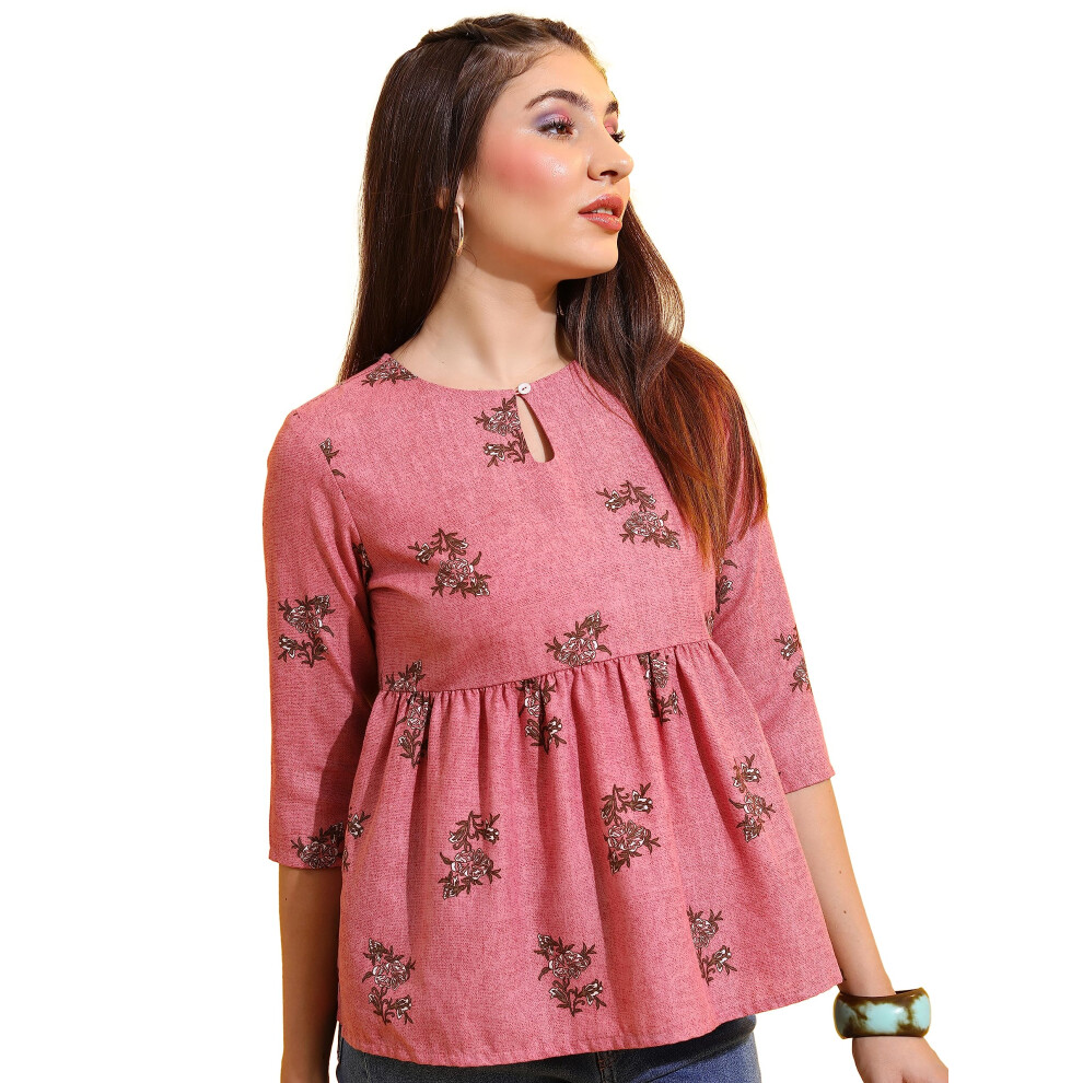 Chemise femme coupe classique Ketch (Khtp000254_Pink XL)