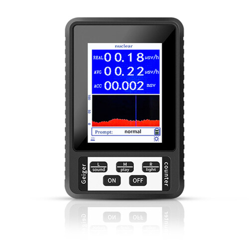 NRD-01 0-99.999 mSv 110x70x35mm Blanco/Negro 2