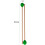 Middle Marimba Stick Mallets Xylophone 2