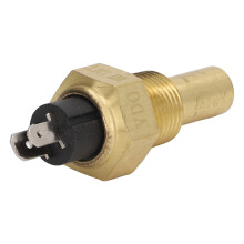 Wassertemperatursensor Aluminiumlegierung Stabilisierter Kraftstoff-Wassertemperatursensor Ersatzteil für VDO NPT3/8 6‑24V 3W NPT3/8 Kurzty