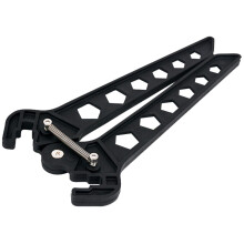 Bracket Compound Bow Foldable Stand for Archery Equipment, Scissor Design, Lightweight, Adjustable Height, Durable Material