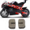 Pair Brake Pad Front Rear Ceramic Replacement for 11