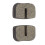 Pair Brake Pad Front Rear Ceramic Replacement for 5