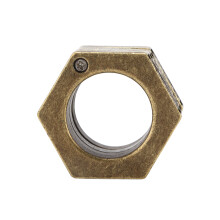 Anneau hexagonal Intérieur 2,2 cm/0,9 po, Extérieur 3,5 cm/1,4 po