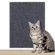 (60CM*60CM*5MM,dark gray)Sofa Protector Sticker: Self-adhesive Fabric Cats Scratch Pad, Cut To Size for Furniture & Walls
