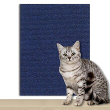 (30CM*200CM*5MM,dark blue)Sofa Protector Sticker: Self-adhesive Fabric Cats Scratch Pad, Cut To Size for Furniture & Walls