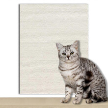 (40CM*100CM*5MM,warm white)Sofa Protector Sticker: Self-adhesive Fabric Cats Scratch Pad, Cut To Size for Furniture & Walls