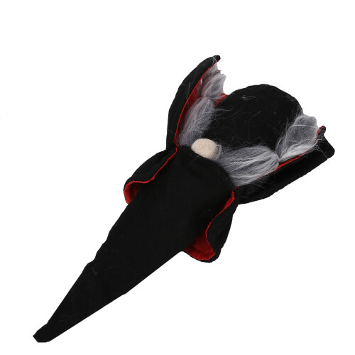Poupée naine noire vampire peluche 27x6cm 92g 2
