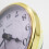 Golden for Rim 90mm Classic Quartz Clock Insert Embedded Mini Wall Clock for Head Diy Movement with Arabic Numerals 4