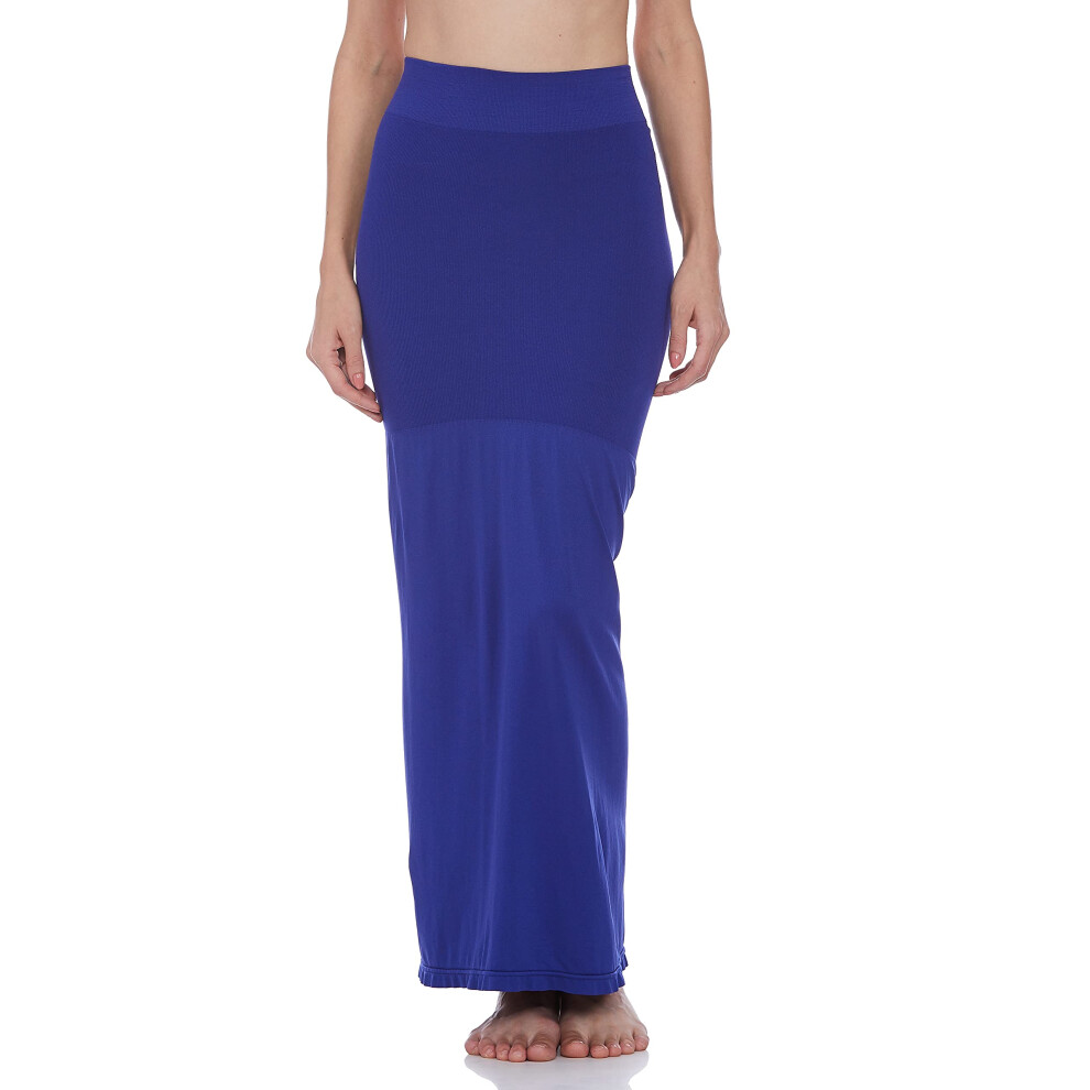 Pantalon droit uni en polyamide et ιlasthanne Zivame pour femme (lot de 1) (ZI3022-Bleu sodalite, taille XXL)