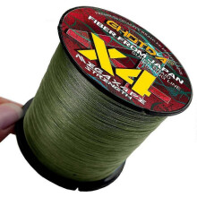 (28lb,army green)1000M 4 Strands Braided Fishing Line Multifilament Threads X4 Carp PE Wire 10-80LB 0.11MM-0.50MM