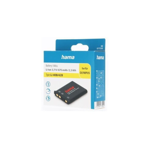 Hama Batería de litio-ion DP 550 para Olympus Li42B 2