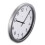 Hama Wanduhr - Mallorca - Ø 30 cm - Silber - Metall - Zeitgenössisches Design 2