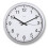 Hama Wanduhr - Mallorca - Ø 30 cm - Silber - Metall - Zeitgenössisches Design 1