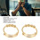 2er Pack Perlen-Stressabbau-Ringe, verstellbar, aus Kupfer. 3