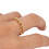 2er Pack Perlen-Stressabbau-Ringe, verstellbar, aus Kupfer. 9