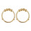 2er Pack Perlen-Stressabbau-Ringe, verstellbar, aus Kupfer. 2
