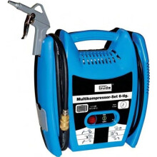 Kompressor - Güde - Multifunktioneller tragbarer Kompressor - 6 Teile - Ölfrei
