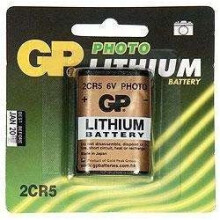 GP Lithium -valokuvaakku yhteensopiva EL2CR5BP/DL245 6 V