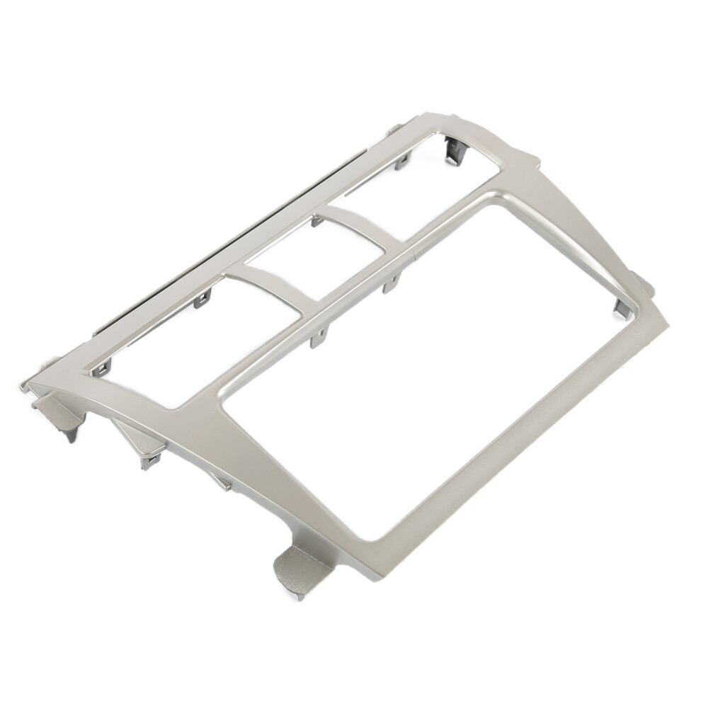 2Din Abs Radio Fascia Frame For Vios, Belta & Yaris (2005-2012) Silver 4641340453185
