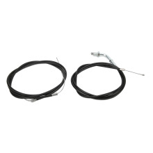 Throttle Clutch Cable Kit PVC Steel for 49cc 66cc 80cc Motorized Bicycle