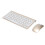 Gold Wireless Keyboard Mouse Combo Nonslip Pads Low Battery Alert 15
