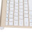 Gold Wireless Keyboard Mouse Combo Nonslip Pads Low Battery Alert 8