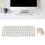 Gold Wireless Keyboard Mouse Combo Nonslip Pads Low Battery Alert 16