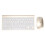 Gold Wireless Keyboard Mouse Combo Nonslip Pads Low Battery Alert 2