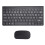 Tastiera wireless da 78 tasti e mouse 2.4G nero 11