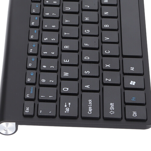 Tastiera wireless da 78 tasti e mouse 2.4G nero 2