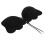 Silicone Strapless Wireless Push Up OnePiece Backless Bra Black B 15